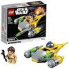 LEGO 75223 Star Wars Microfighters Naboo Starfighter Set with Young Anakin Skywalker and R2-D2 Droid Dome, Battlefront Collection
