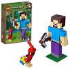 LEGO 21148 Minecraft Minecraft Steve BigFig with Parrot