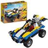 LEGO Creator Dune Buggy, Fuoristrada, Aeroplano e Quad, Set da Costruzione 3 in 1, Veicoli Giocattolo per Bambini dai 6 Anni in su, 31087