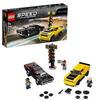 LEGO 75893 Speed Champions 2018 Dodge Challenger SRT Demon und 1970 Dodge Charger R/T Bauset, Rallyeauto, Spielfahrzeuge für Kinder