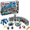 LEGO 76125 Super Heroes Iron Man: Sala de Armaduras, Juguete de Construcción con Colección de Trajes de Combate de Tony Stark