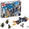 LEGO 76123 Marvel Avengers Endgame Outriders Attack Captain America’s Motorcycle Toy, Super Heroes Playset