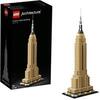 LEGO Architecture Empire State Building, New York, Kit di Modellismo Creativo, Idea Regalo, Costruzioni per Adulti e Ragazzi di 16+ Anni, 21046