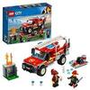 LEGO 60231 City Town Fire Chief Response Truck Set with Fire Engine and Water Cannon, Toys for Kids 5 Years Old