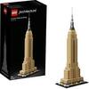 LEGO 21046 Architecture Empire State Building, Modellbausatz von New York, ideal für Jugendliche und Erwachsene als Set zum Stressabbau
