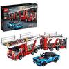 LEGO Technic Bisarca con Auto da Trasportare, Modello 2 in 1, Set di Costruzioni Avanzato, 42098