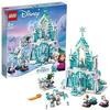 LEGO Disney Princess Il Magico Castello di Ghiaccio di Elsa, Set con le Mini-doll della Principessa Elsa e di Anna e lo Scenario di Frozen, 43172