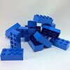 15 briques LEGO Brick 2 x 4 en bleu - 3001