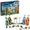 LEGO Harry Potter Partita di Quidditch, Set di Costruzioni con le Torri delle Case di Grifondoro, Serpeverde, Corvonero e Tassorosso, Idea Regalo, 75956