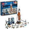 LEGO®-City La fusée spatiale et sa station de lancement Enfant 7 Ans et Plus, Jouet de Construction, 837 Pièces 60228