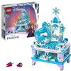 LEGO 41168 Disney Frozen Die Eiskönigin 2 Elsas Schmuckkästchen für Kinder ab 6 Jahre mit ELSA & Nokk Mini-Puppen, Schublade, Spiegel & Drehscheibe