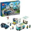 LEGO City Turbo Wheels, La station-service, Set de construction avec 4x4, camping-car et planches de surf, voitures-jouets pour enfants, 208 pièces, 60257