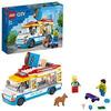 LEGO City Furgone dei Gelati, Camion Giocattolo con Skater e Cane, Giochi Creativi per Bambini e Bambine dai 5 Anni in su, 60253