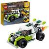 LEGO Creator 3in1 Camion fusée,Tout-terrain, Quad Bike, Ensemble de construction, série Collection de véhicules, 104 pièces, 31103