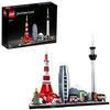 LEGO 21051 Architecture Skyline Collection Tokio, Set de Construcción, Modelo de Coleccionista, Maqueta Decorativa
