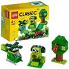 LEGO 11007 Classic Briques créatives Vertes, Jouet de Construction pour Enfants Jouet d’Imagination pour Construire Un Petit Chien, Un hélicoptère et Un Pommier - pour Les Enfants de 4 Ans et Plus