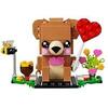 Brickheadz 40379 - Orso di San Valentino, 150 Pezzi