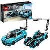 LEGO 76898 Speed Champions Formula E Panasonic Jaguar Racing GEN2 car & Jaguar I-PACE eTROPHY, Rennwagen-Set