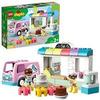 LEGO 10928 DUPLO Town Bakery Playset with Cafe Van, Cakes and Cupcakes, Large Bricks for Toddlers 2 Year Old