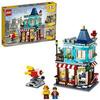 LEGO 31105 Creator 3in1 Townhouse Toy Store - Cake Shop - Florist Building Set, with Working Rocket Ride