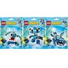 LEGO, Mixels Series 5 Bundle Set of Frosticons, Krog (41539), Chilbo (41540), and Snoof (41541)