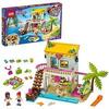 LEGO Friends 41428 La Maison sur la Plage avec Mini Poupées et 2 Animaux, Jeu de Construction pour Enfant de 6 Ans et
