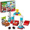 LEGO 10924 Duplo Cars de Disney y Pixar: Día de la Carrera de Rayo Mcqueen, Coches de Juguetes para Bebes 2 años