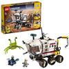 LEGO Creator 3in1Il Rover di esplorazione Spaziale, Base e Razzo Giocattolo, con Alieno, Astronauta e Robot, Costruzioni per Bambini di 8+ Anni, 31107