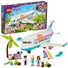 LEGO 41429 Friends Heartlake City Flugzeug Spielzeug ab 7 Jahren, Set mit 3 Mini Puppen und Zubehör