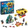LEGO 60264 City Meeresforschungs-U-Boot, Tiefsee-Unterwasser Set, Tauch Abenteuerspielzeug für Kinder