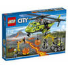 LEGO CITY 7-12 ANNI VOLCANO SUPPLY HELICOPTER ELICOTTERO RIFORNIMENTO ART 60123