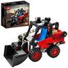 LEGO 42116 Technic 2en1 Minicargadora, Excavadora o Hot Rod, Modelo y Coche de Juguete, Vehículo de Construcción