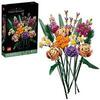 LEGO 10280 Icons Flower Bouquet, Artificial Flowers, Set for Adults, Decorative Home Accessories, Gift Idea for Her & Him, Botanical Collection