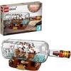 LEGO Ideas Nave in Bottiglia, Kit di Modellismo Navale, Set di Costruzioni, Regalo per Adulti e Ragazzi di 12+ Anni, 92177