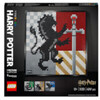 LEGO Art Harry Potter Hogwarts Crests, Poster DIY, Decorazione Parete, Quadro Personalizzabile, Set per Adulti, 31201