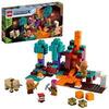 LEGO Minecraft La Warped Forest, Playset con Cacciatrice, Piglin and Hoglin, Giocattoli per Bambini 8 Anni, 21168