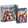 Collectix Lego Marvel Avengers 76164 Iron Man Hulkbuster vs. Agent A.I.M. + Spiderman 76146