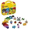 LEGO 10713 Classic Creative Suitcase, Toy Storage Case with Fun Colourful Building Bricks for Kids, Gifts for 4 plus Year old Kids, Boys & Girls