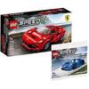 Collectix Lego Speed Champions Set - Ferrari F8 Tributo 76895 + McLaren Elva 30343 (Polybag)
