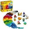 Lego Classic Mattoncini Trasparenti Creativi Set Costruzioni Con Animali 11013