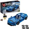 LEGO 76902 Speed Champions McLaren Elva Racing Car Toy for Kids 7+ Years Old, Sports Race Model Building Set