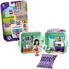 LEGO 41668 Friends Emma’s Fashion Cube Play Set, Collectible Portable Travel Toy with Mini Doll and Sewing Machine