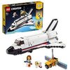 LEGO Creator 3 in 1 Avventura dello Space Shuttle, Razzo Spaziale Giocattolo, Costruzioni per Bambini 8 Anni, 31117