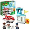 LEGO 10961 DUPLO Flugzeug und Flughafen Spielzeug Set für Kleinkinder ab 2 Jahren, Lernspielzeug, Geschenkidee für Jungen und Mädchen