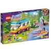 Lego Set da costruzione Lego Camper Van nel bosco con barca a vela 487pz [41681]