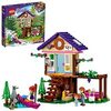LEGO 41679 Friends Baumhaus im Wald, Spielzeug für Mädchen und Jungen ab 6 Jahre, Haus mit Mini-Puppen, Boot und anderem Zubehör