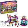 LEGO 41688 Friends Magical Caravan Horse Set, Fairground Amusement Park with 2 Mini Dolls, Vehicle Toy Easter Gift for Kids 7 Plus Years Old