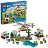 LEGO 60302 City Wildlife Tierrettungseinsatz Tierarzt Spielzeug ab 6 Jahren mit Hubschrauber