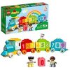 LEGO 10954 DUPLO Zahlenzug - Zählen Lernen, Zug Spielzeug, Lernspielzeug für Kinder ab 1,5 Jahren, Baby Spielzeug Geschenkideen