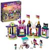 LEGO 41687 Friends Les Stands de la fête foraine Magique, Parc d’Attraction, Mini-poupées, Cadeau pour Enfant de 6 Ans et Plus